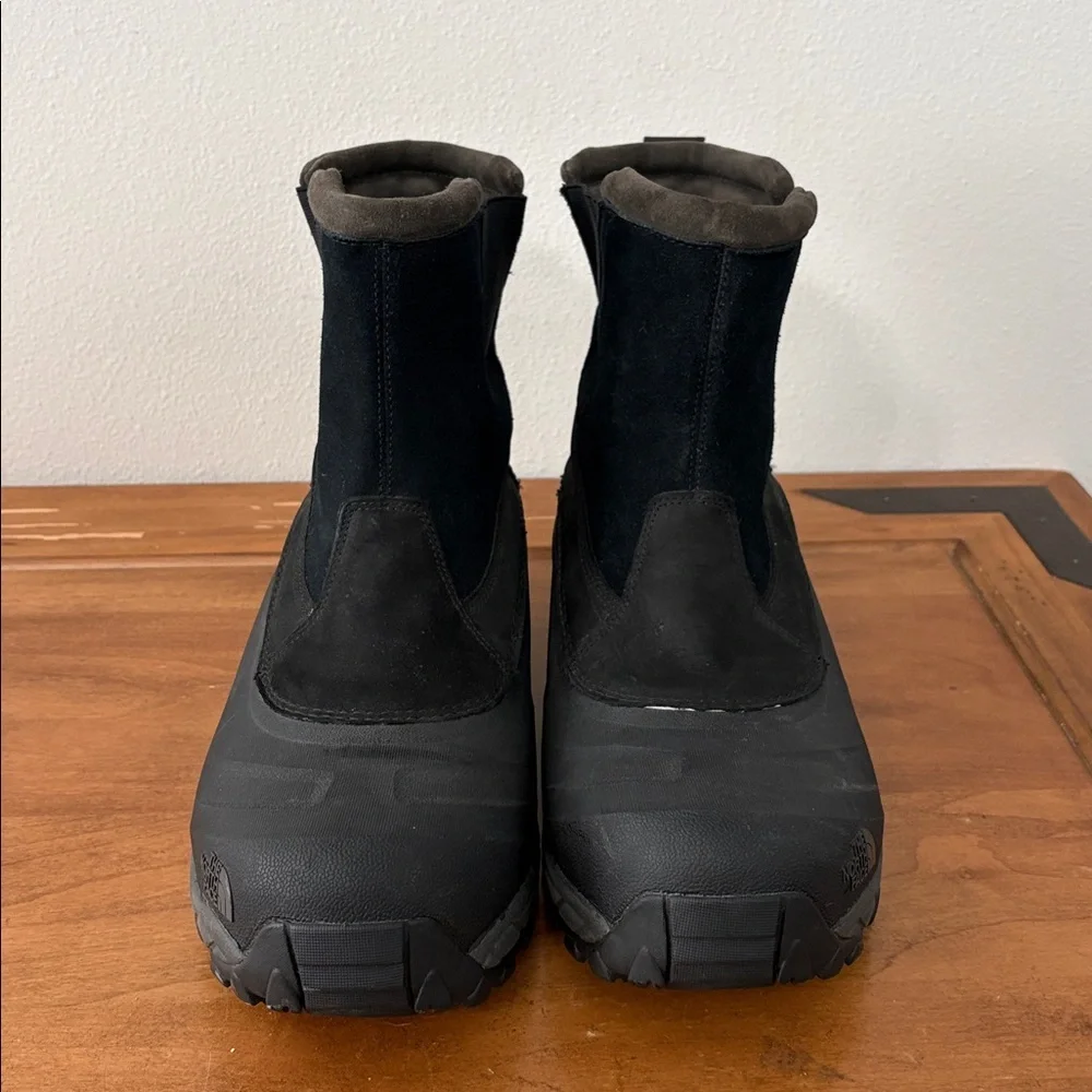 The North Face Chilkat Black Snow Rain Boots Size 12.5